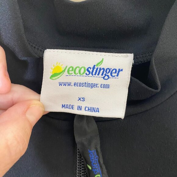 Ecostinger Full Body Cover Swimsuit Black Jellyfish UV‎ Sun Protection UPF 50 XS - Picture 5 of 8